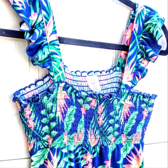 WONDER Nation Floral Long Sundress - Picture 3 of 7